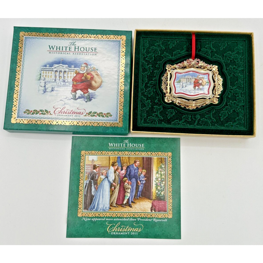 2011 The White House Historical Association Christmas Ornament NEW SKU U183
